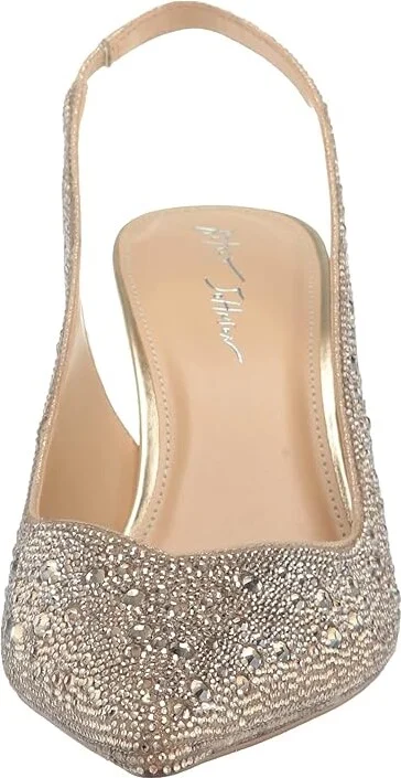 Blue by Betsey Johnson Clark Women's Shoes Light Gold : 5 M, Synthetic - Image 5