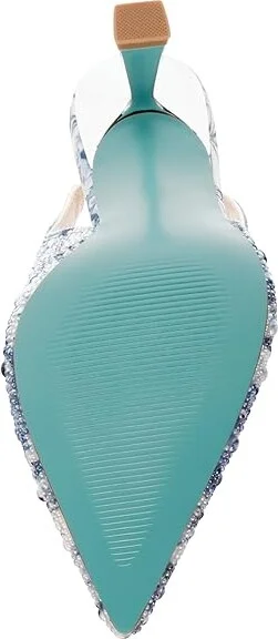 Blue by Betsey Johnson Clark Women's Shoes Light Gold : 5 M, Synthetic - Image 7