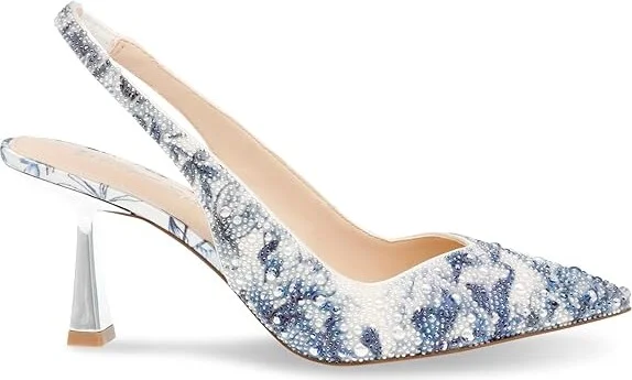 Blue by Betsey Johnson Clark Women's Shoes Light Gold : 5 M, Synthetic - Image 10