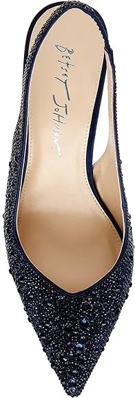 Blue by Betsey Johnson Clark Women's Shoes Navy : 5 M, Synthetic - Image 2