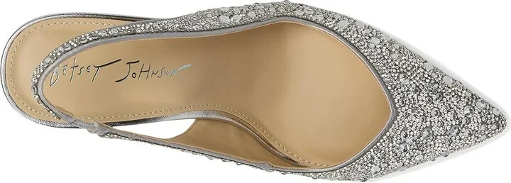 Blue by Betsey Johnson Clark Women's Shoes Silver : 5 M, Synthetic - Image 2