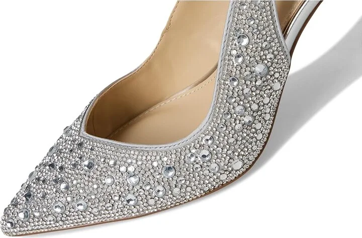 Blue by Betsey Johnson Clark Women's Shoes Silver : 5 M, Synthetic - Image 7