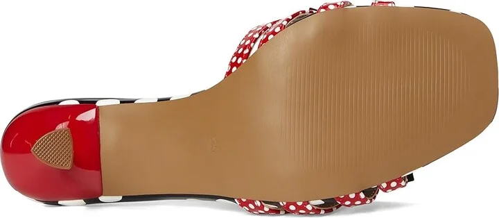 Blue by Betsey Johnson Cloverr Women's Sandals Red/White : 7.5 M, Faux Leather - Image 3