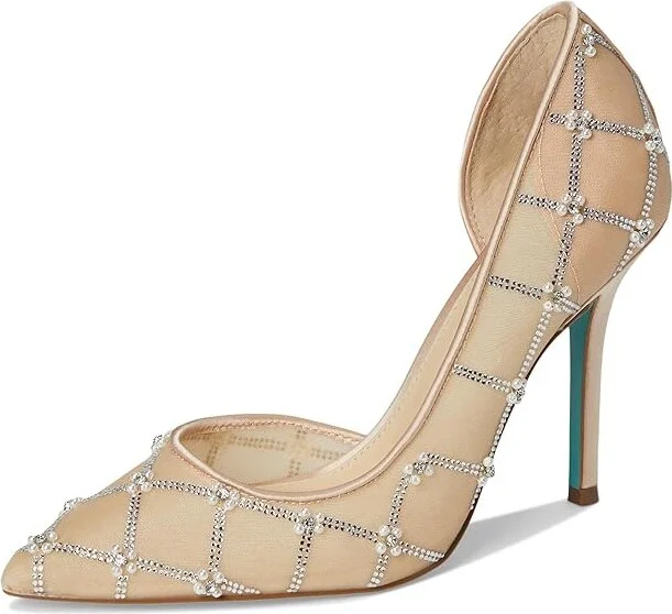 Blue by Betsey Johnson Cruze High Women's Heels Nude : 10 M, Rubber/Synthetic - Image 5