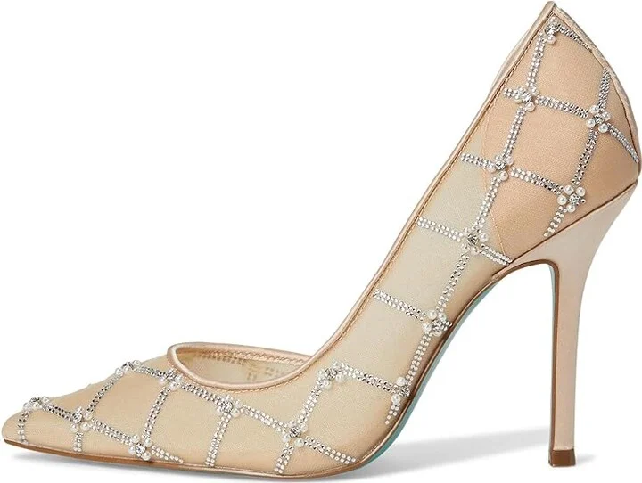 Blue by Betsey Johnson Cruze High Women's Heels Nude : 10 M, Rubber/Synthetic - Image 6