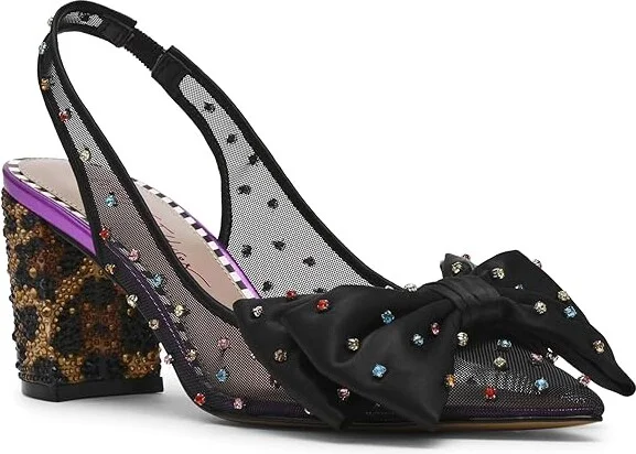 Blue by Betsey Johnson Dafney High Women's Heels Leopard : 6 M, Leather/Rubber