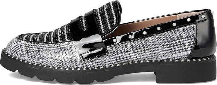 Blue by Betsey Johnson Darian Women's Flat Shoes Black/White Plaid : 8.5 M - Image 6