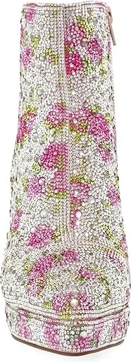 Blue by Betsey Johnson Della Women's Shoes Rhinestone Floral : 6 M, Synthetic - Image 5