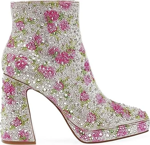 Blue by Betsey Johnson Della Women's Shoes Rhinestone Floral : 6 M, Synthetic - Image 6