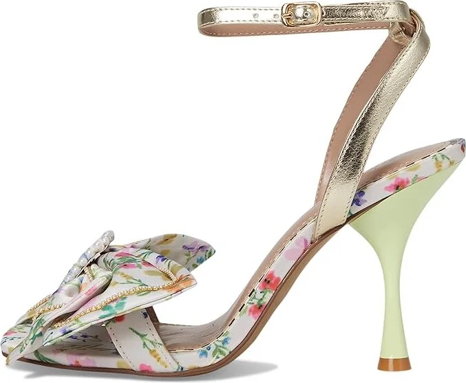 Blue by Betsey Johnson Denly Women's Wedge Shoes Natural Ditsy : 8.5 M, Leather - Image 6