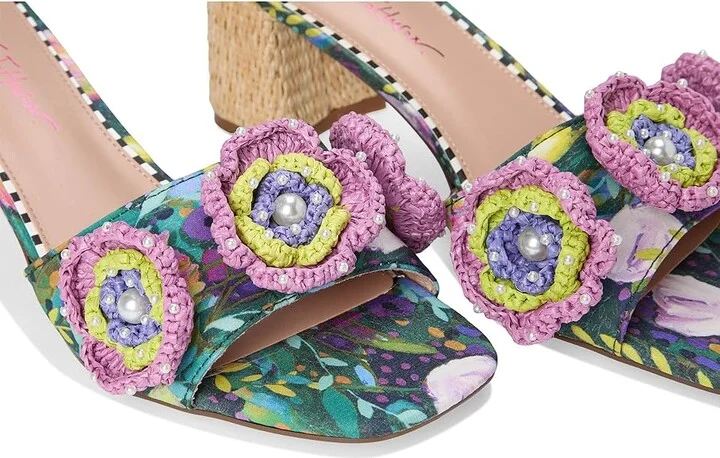 Blue by Betsey Johnson Dietrich Women's Wedge Shoes Bright/Multi : 8.5 M, Faux Leather - Image 7