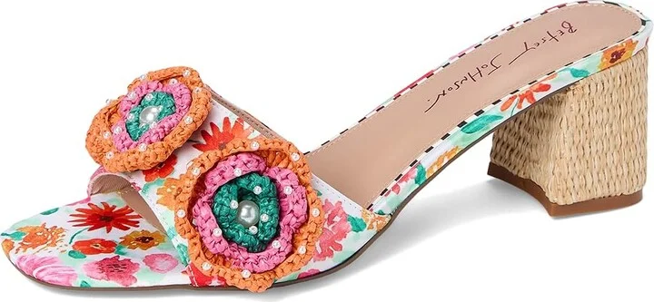Blue by Betsey Johnson Dietrich Women's Wedge Shoes Bright/Multi : 8.5 M, Faux Leather - Image 11