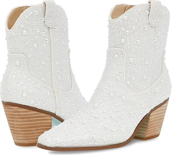 Blue by Betsey Johnson Diva Women's Shoes Pearl : 6 M, Textile