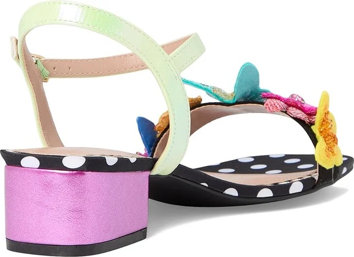 Blue by Betsey Johnson Emerry Women's Wedge Shoes Black : 8.5 M, Leather/Rubber - Image 4