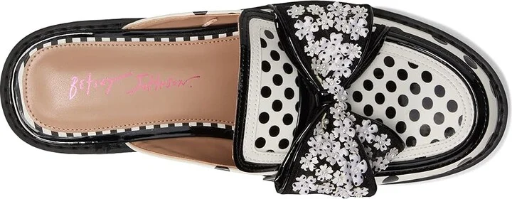 Blue by Betsey Johnson Evaline Women's Dress Flat Shoes Polka Dot : 6.5 M, Polyester - Image 2