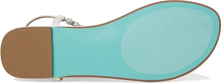 Blue by Betsey Johnson Gal Women's Wedge Shoes Ivory : 8.5 M, Faux Leather - Image 3