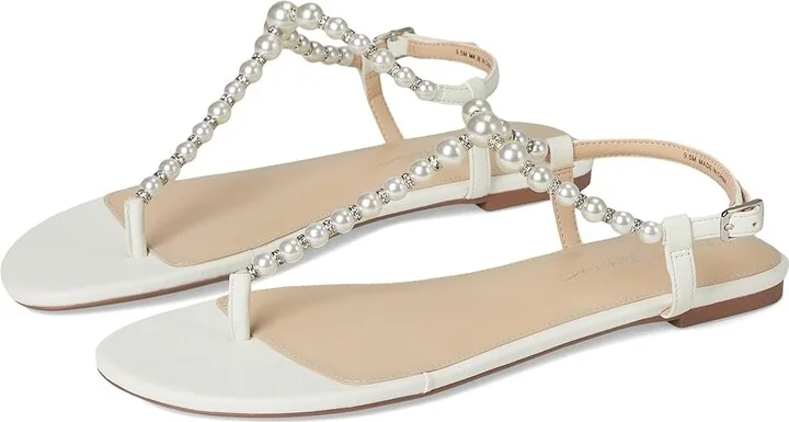 Blue by Betsey Johnson Gal Women's Wedge Shoes Ivory : 8.5 M, Faux Leather
