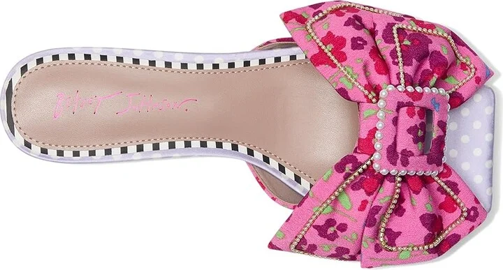 Blue by Betsey Johnson Garnet Women's Wedge Shoes Orange Floral : 8 M, Rubber/Synthetic - Image 8