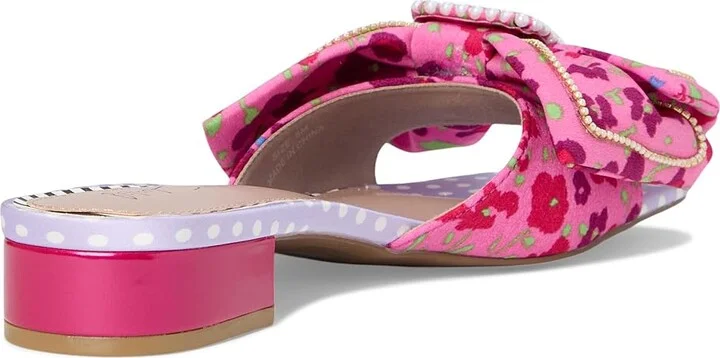 Blue by Betsey Johnson Garnet Women's Wedge Shoes Orange Floral : 8 M, Rubber/Synthetic - Image 10