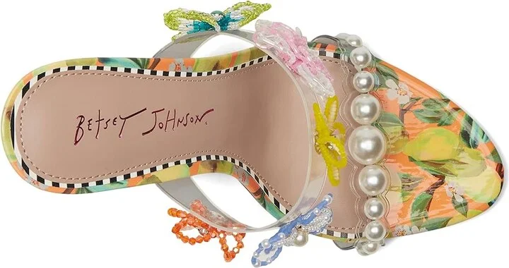 Blue by Betsey Johnson Goldiee Women's Wedge Shoes Yellow : 7.5 M, Faux Leather - Image 2