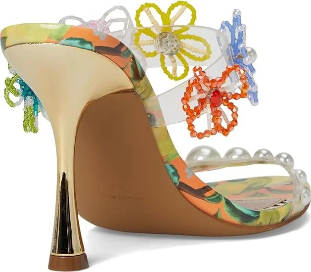 Blue by Betsey Johnson Goldiee Women's Wedge Shoes Yellow : 7.5 M, Faux Leather - Image 4