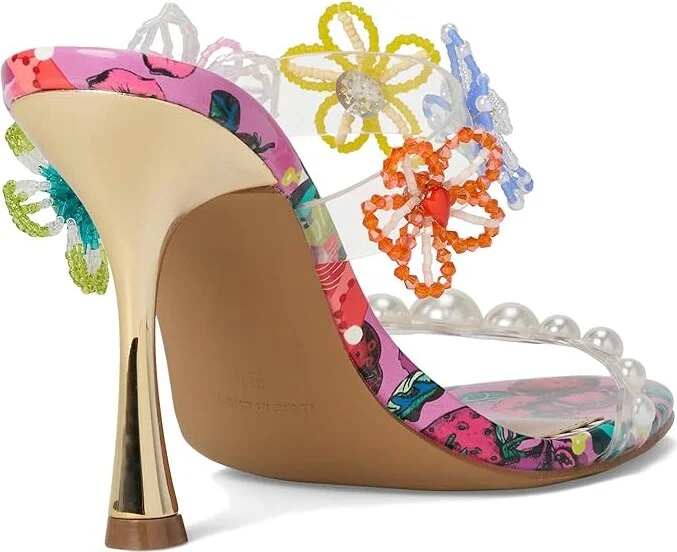 Blue by Betsey Johnson Goldiee Women's Wedge Shoes Yellow : 7.5 M, Faux Leather - Image 10