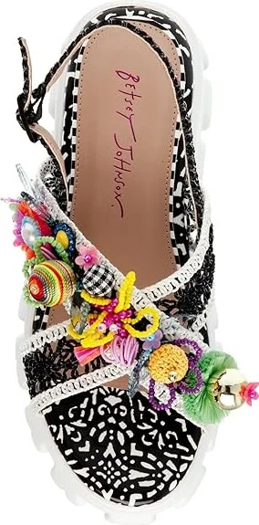 Blue by Betsey Johnson Graysen Women's 1-2 inch heel Shoes Pink : 7.5 M, Synthetic - Image 7