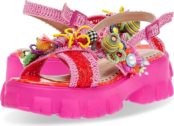 Blue by Betsey Johnson Graysen Women's 1-2 inch heel Shoes Pink : 7.5 M, Synthetic