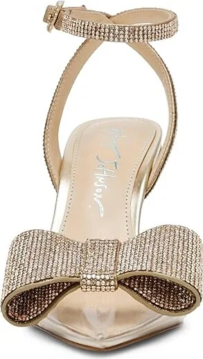 Blue by Betsey Johnson Hart Women's Sandals Light Gold : 8.5 M, Rubber/Synthetic - Image 5