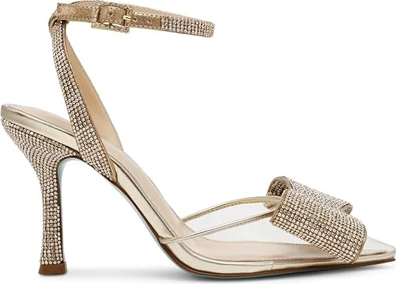 Blue by Betsey Johnson Hart Women's Sandals Light Gold : 8.5 M, Rubber/Synthetic - Image 6
