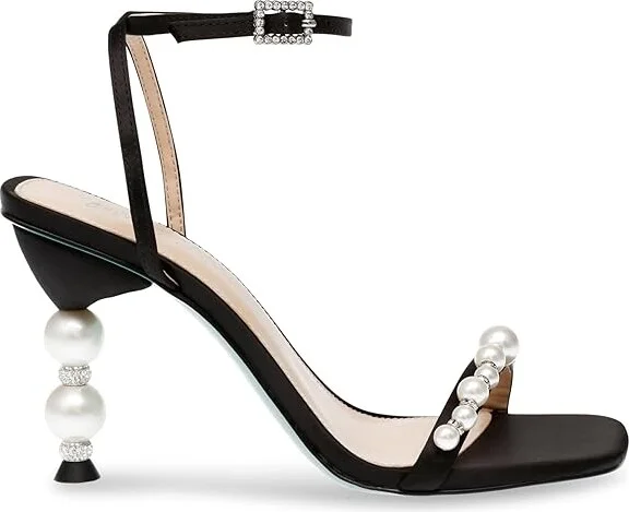 Blue by Betsey Johnson Jacy Heeled Sandals Women's 1-2 inch heel Shoes Gold : 6.5 M, Synthetic - Image 8