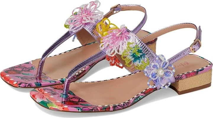 Blue by Betsey Johnson Jaydda Women's Wedge Shoes Berry : 8.5 M, Faux Leather