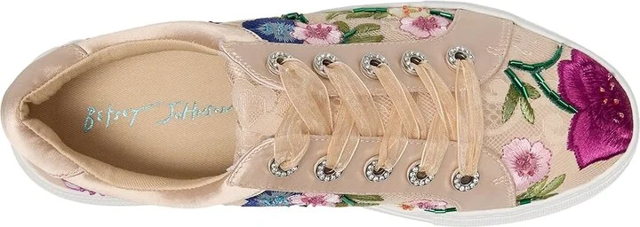 Blue by Betsey Johnson Jayla Women's Shoes Blush Floral : 9.5 M, Canvas - Image 2