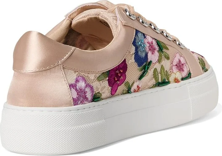 Blue by Betsey Johnson Jayla Women's Shoes Blush Floral : 9.5 M, Canvas - Image 4