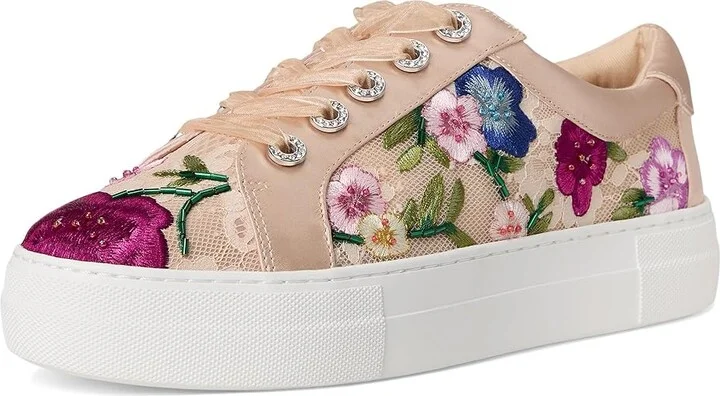 Blue by Betsey Johnson Jayla Women's Shoes Blush Floral : 9.5 M, Canvas - Image 5