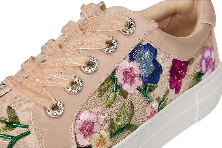 Blue by Betsey Johnson Jayla Women's Shoes Blush Floral : 9.5 M, Canvas - Image 7