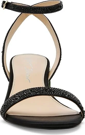 Blue by Betsey Johnson Jean Women's Sandals Black : 7.5 M, Rubber/Synthetic - Image 4