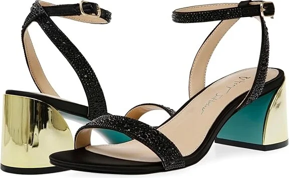 Blue by Betsey Johnson Jean Women's Sandals Black : 7.5 M, Rubber/Synthetic