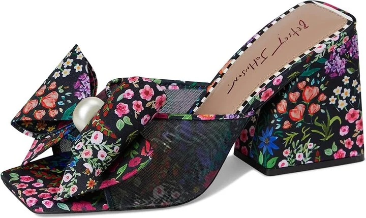 Blue by Betsey Johnson Jordn Women's Sandals Ditsy Floral : 7.5 M, Faux Leather - Image 5