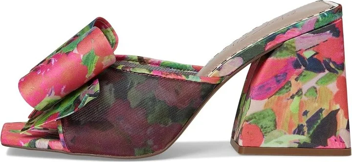 Blue by Betsey Johnson Jordn Women's Sandals Red Green Floral : 10 M, Faux Leather - Image 6