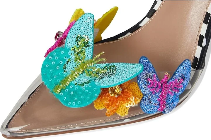 Blue by Betsey Johnson Kamilla Women's Wedge Shoes Black/Multi : 8.5 M, Leather/Rubber - Image 7