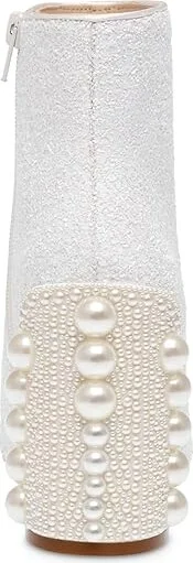Blue by Betsey Johnson Kasey Women's Boots White : 8 M, Rubber/Synthetic - Image 4