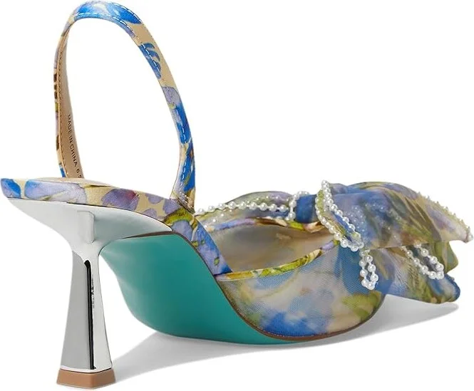Blue by Betsey Johnson Kelli Women's Shoes Blue Tulip : 7 M, Textile - Image 4