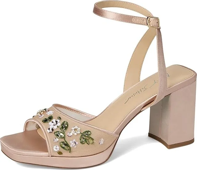 Blue by Betsey Johnson kirra Women's Sandals Nude : 10 M, Faux Leather - Image 5