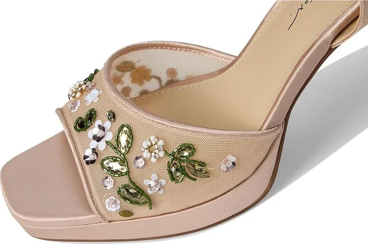 Blue by Betsey Johnson kirra Women's Sandals Nude : 10 M, Faux Leather - Image 7