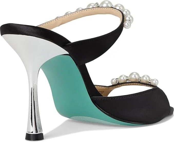 Blue by Betsey Johnson Lacy Women's Shoes Black : 10 M, Synthetic - Image 4