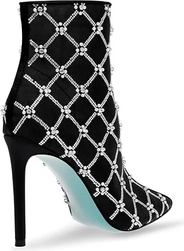Blue by Betsey Johnson Larkk Women's Boots Black : 6.5 M, Rubber/Synthetic - Image 7