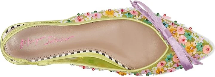 Blue by Betsey Johnson Laylah Women's Shoes Lime : 6.5 M, Synthetic - Image 2