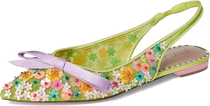 Blue by Betsey Johnson Laylah Women's Shoes Lime : 6.5 M, Synthetic - Image 5