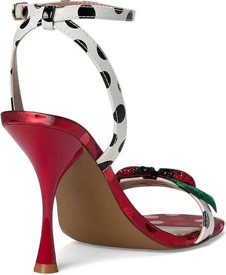 Blue by Betsey Johnson Lolla Women's Sandals Red White : 10 M, Faux Leather - Image 4